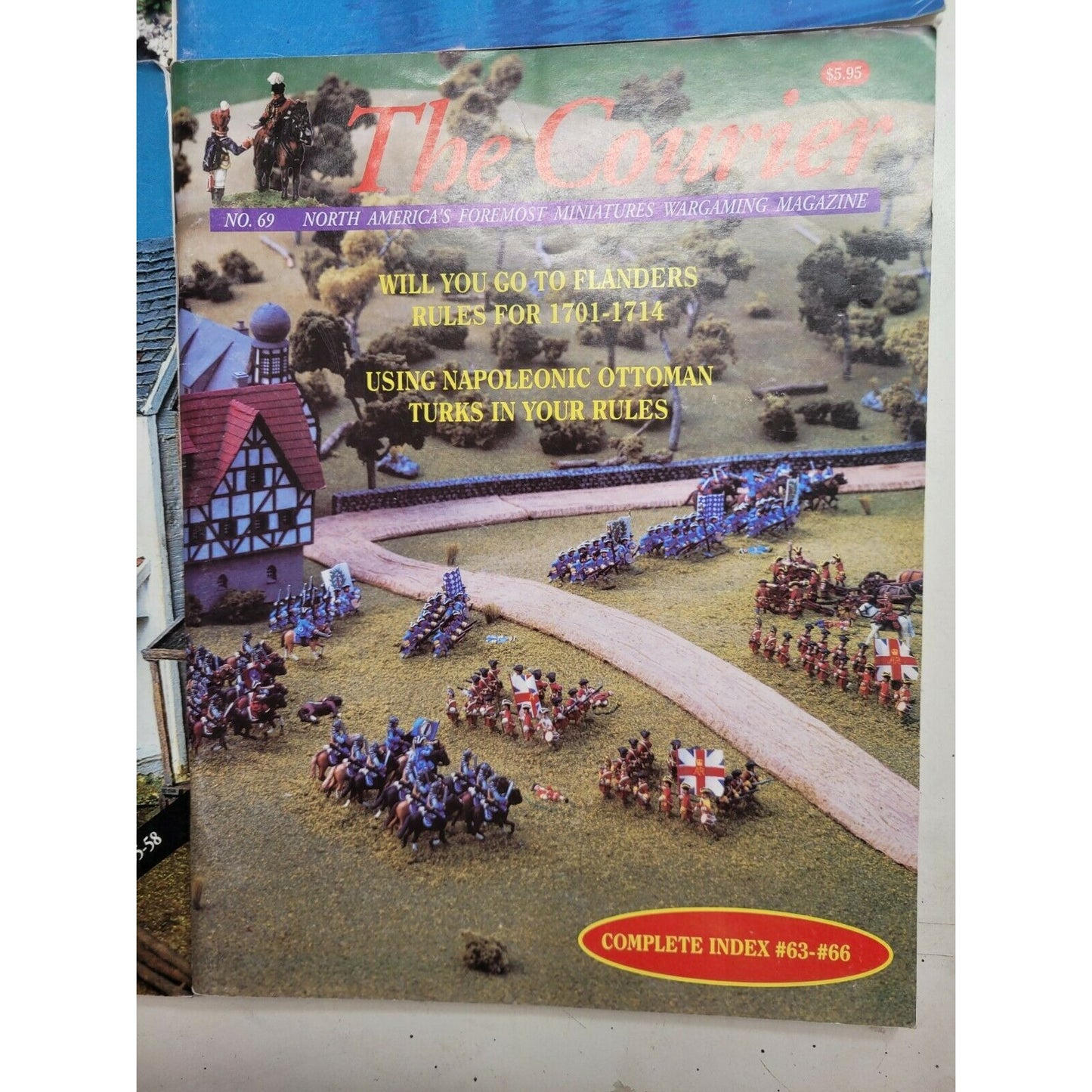 The Courier Magazine Lot Of 4 Issues No. 59 61 62 69 Miniatures Wargaming