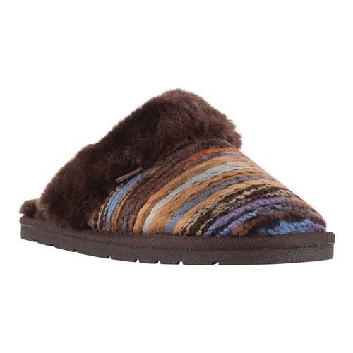 Women's Juarez Scuff Slippers by LAMO Chocolate Sz. 7 Medium New