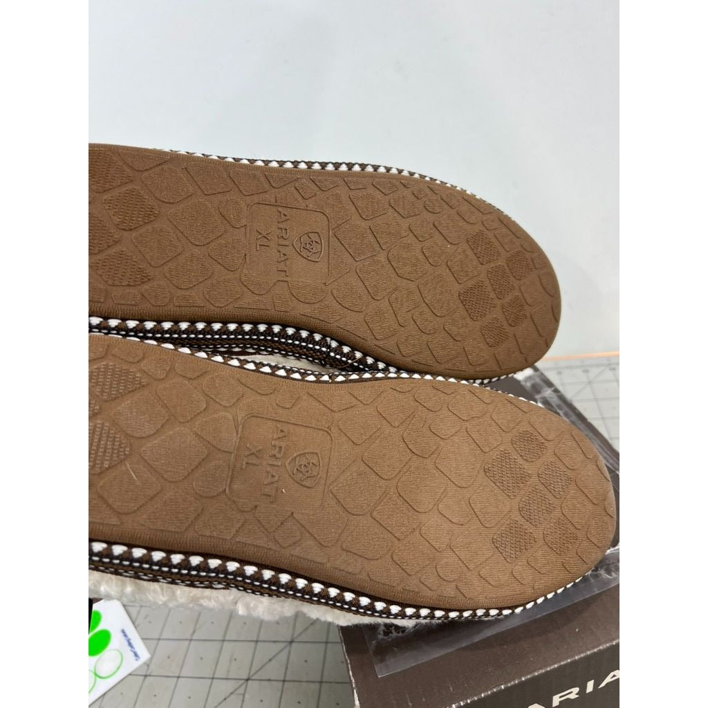 Ariat Women's Snuggle Slippers Appaloosa XL (9.5-10.5) #2271-101 New