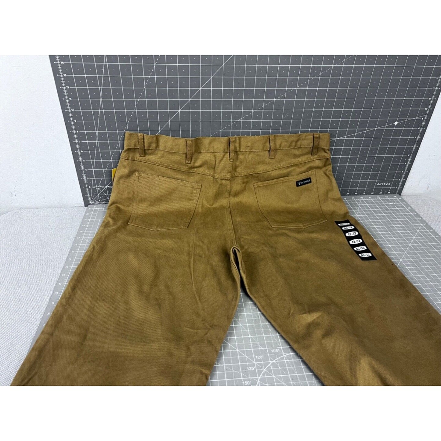 Kings Camo Men’s Field Hunting Pants Khaki 42x32 Durable Cotton Blend Upland NEW