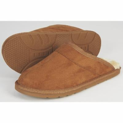 Apres by LaMO Men’s Scuff Slippers Light Brown Sz M (8.5-9) New Shearling Leather