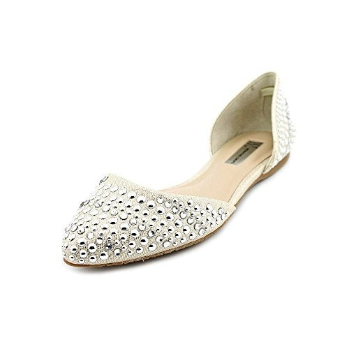 INC International Concepts Crescente 2 Sz. 7.5 Pearl Gold Flats ~~minty~~