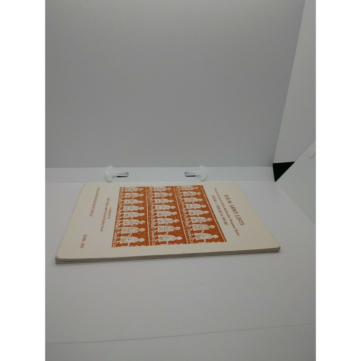 D.B.M. Army Lists Book 1: 3000 B.C. To 500 B.C. Barker & Scott 1993 Wargames Research