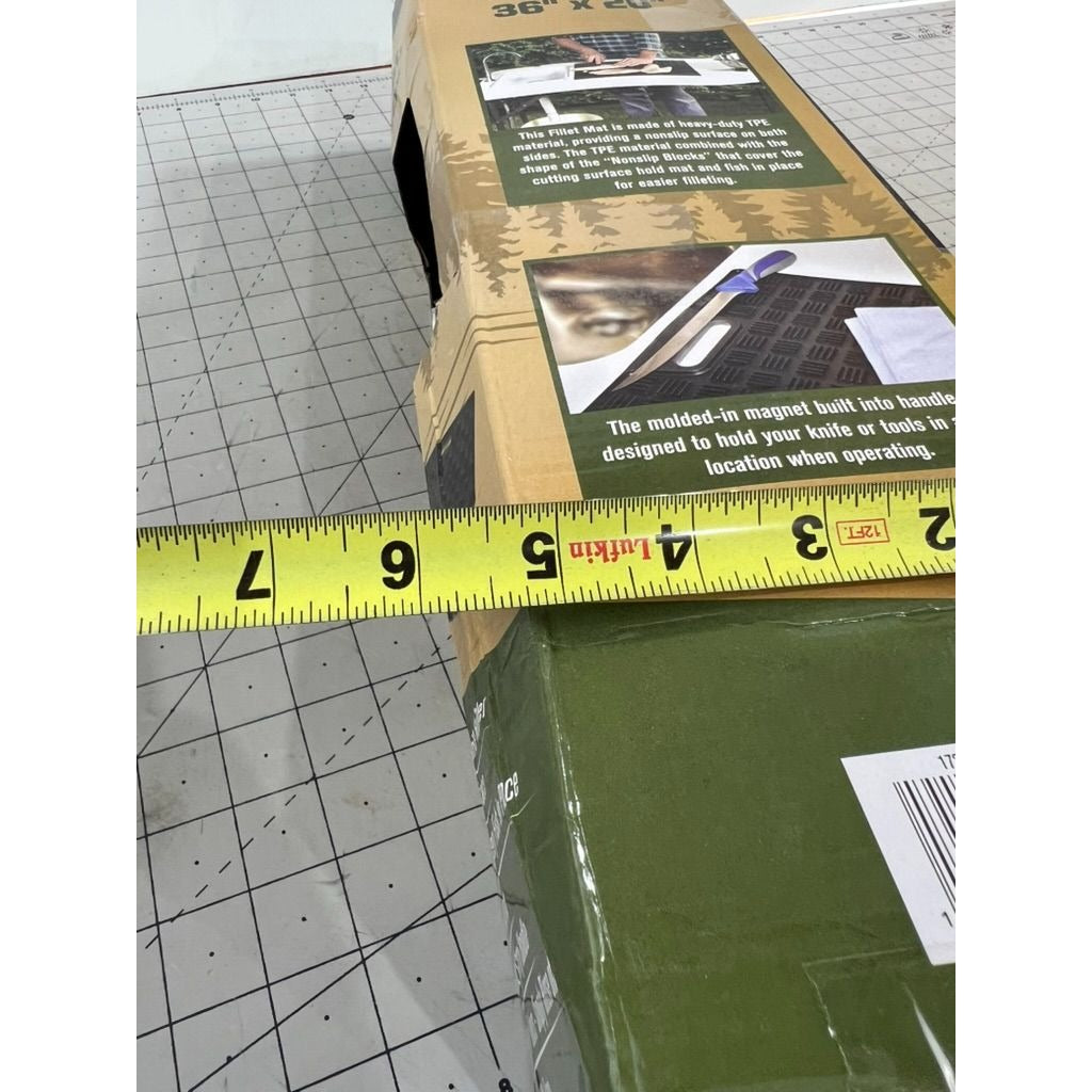 Lost Creek 36" X 20" Fillet Mat With Magnetic Knife Holder & Non-Slip Surface For Easy Cleanup