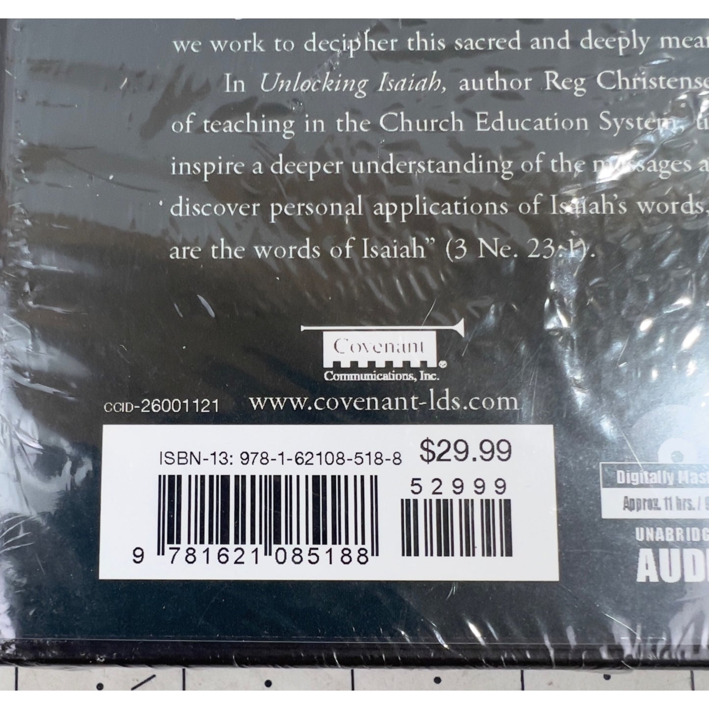 Unlocking Isaiah Audiobook Unabridged By Reg Christensen New Sealed