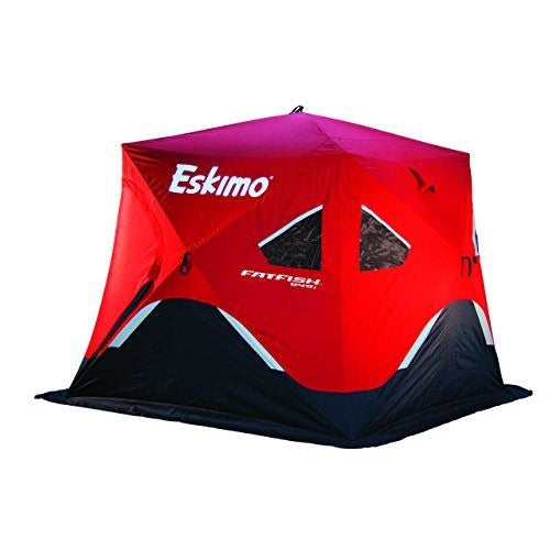 Eskimo Fatfish 949i Insulated Hub Ice Fishing Shelter - Red