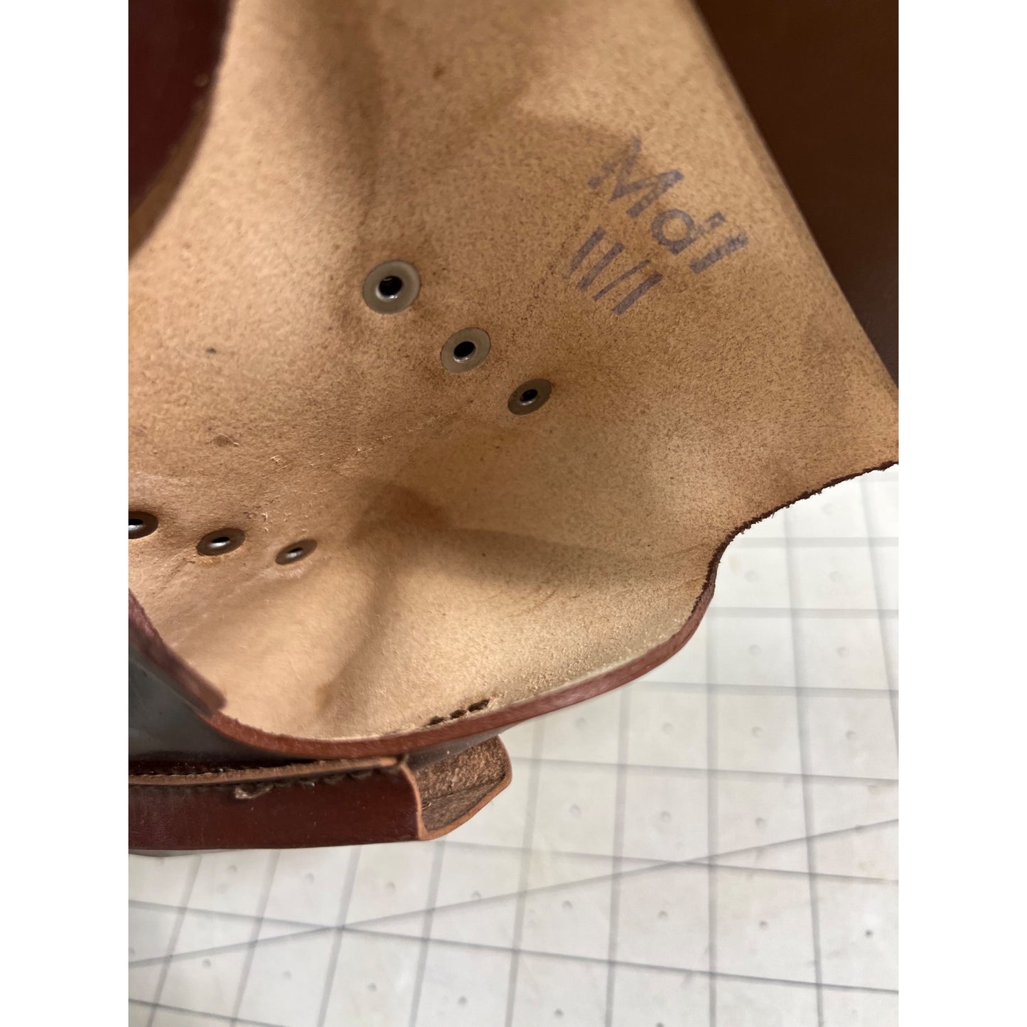 Makarov Brown Leather Holster Vintage Cold War Era Magazine Holder Unissued