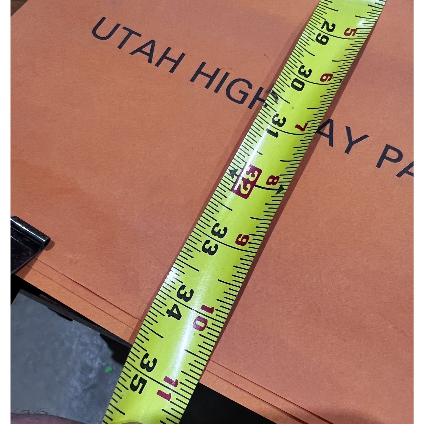Vintage Utah Highway Patrol Training Poster 34" X 23" Target 1970’s