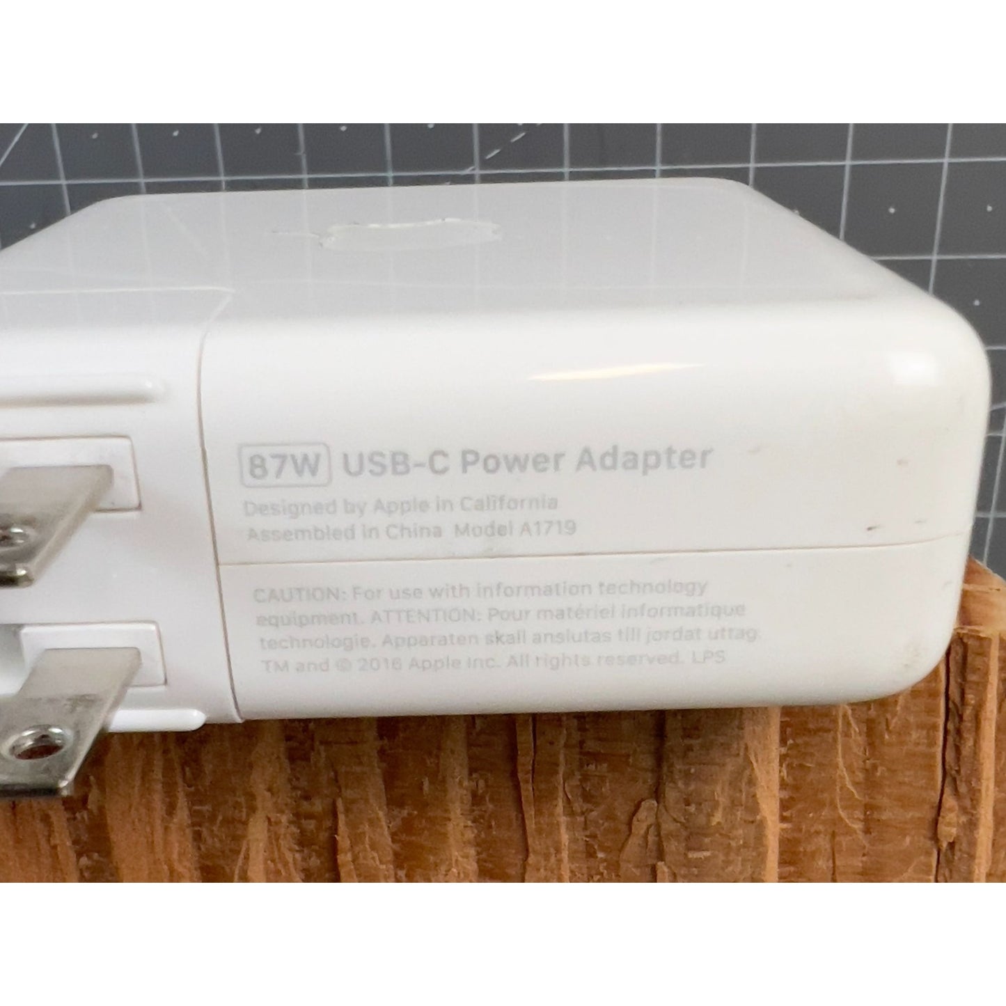Apple 87W USB-C Power Adapter A1719 Used Working Condition