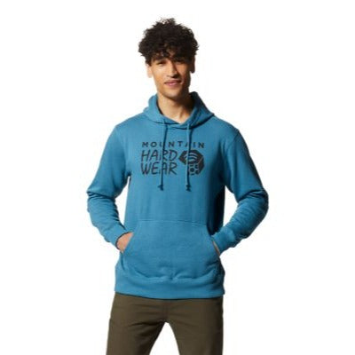 Mountain Hardwear Men's MHW Logo Hoodie Sz. M Blue Cotton Blend New NWT