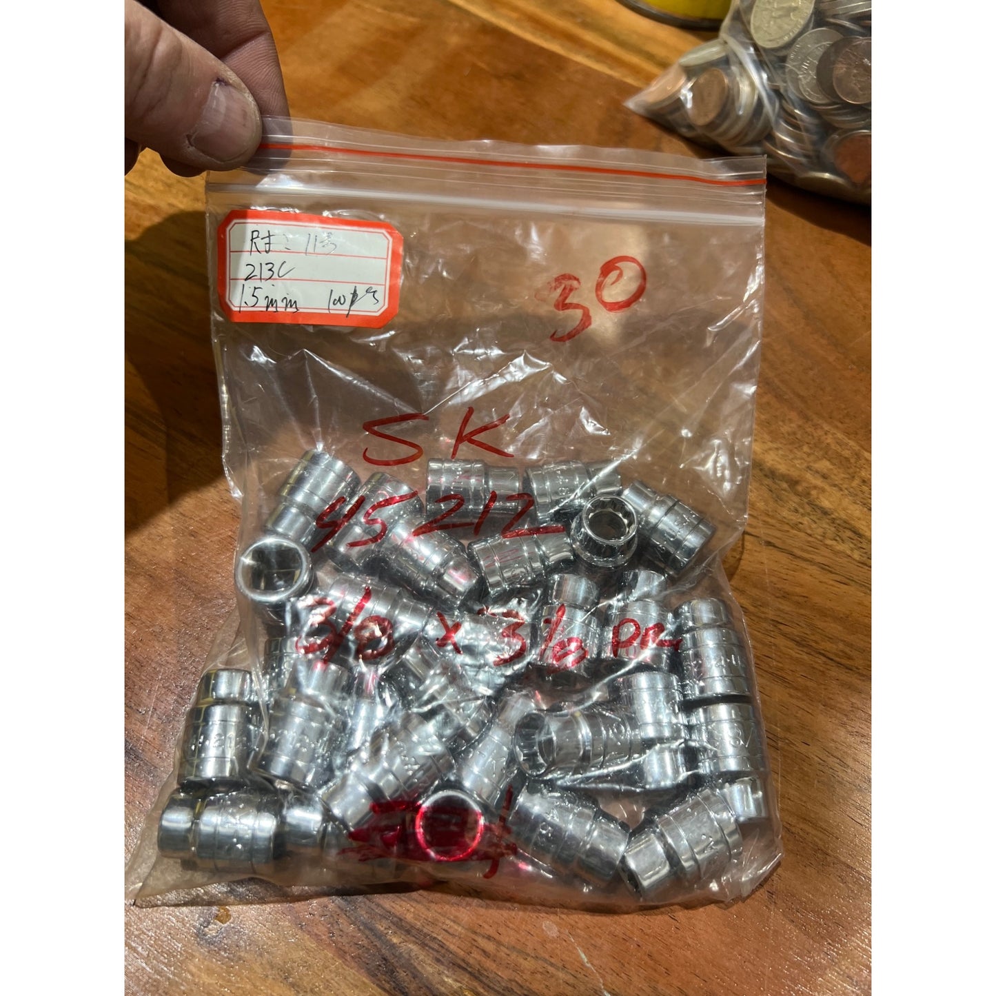 3- S-K Tools 3/8” Socket #45212 12 Point 3/8” Drive Lot/3 New NOS SK