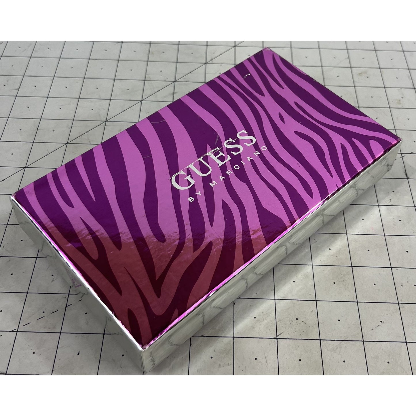 Guess By Marciano Gold Wallet Clutch NIB Leopard Print Interior New~~