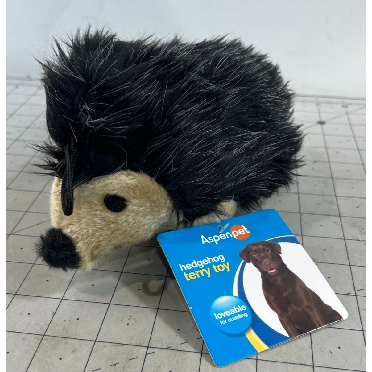 Lot/3 Aspen Pet Hedgehog Terry Toy Dogs Large Plush Squeaky New