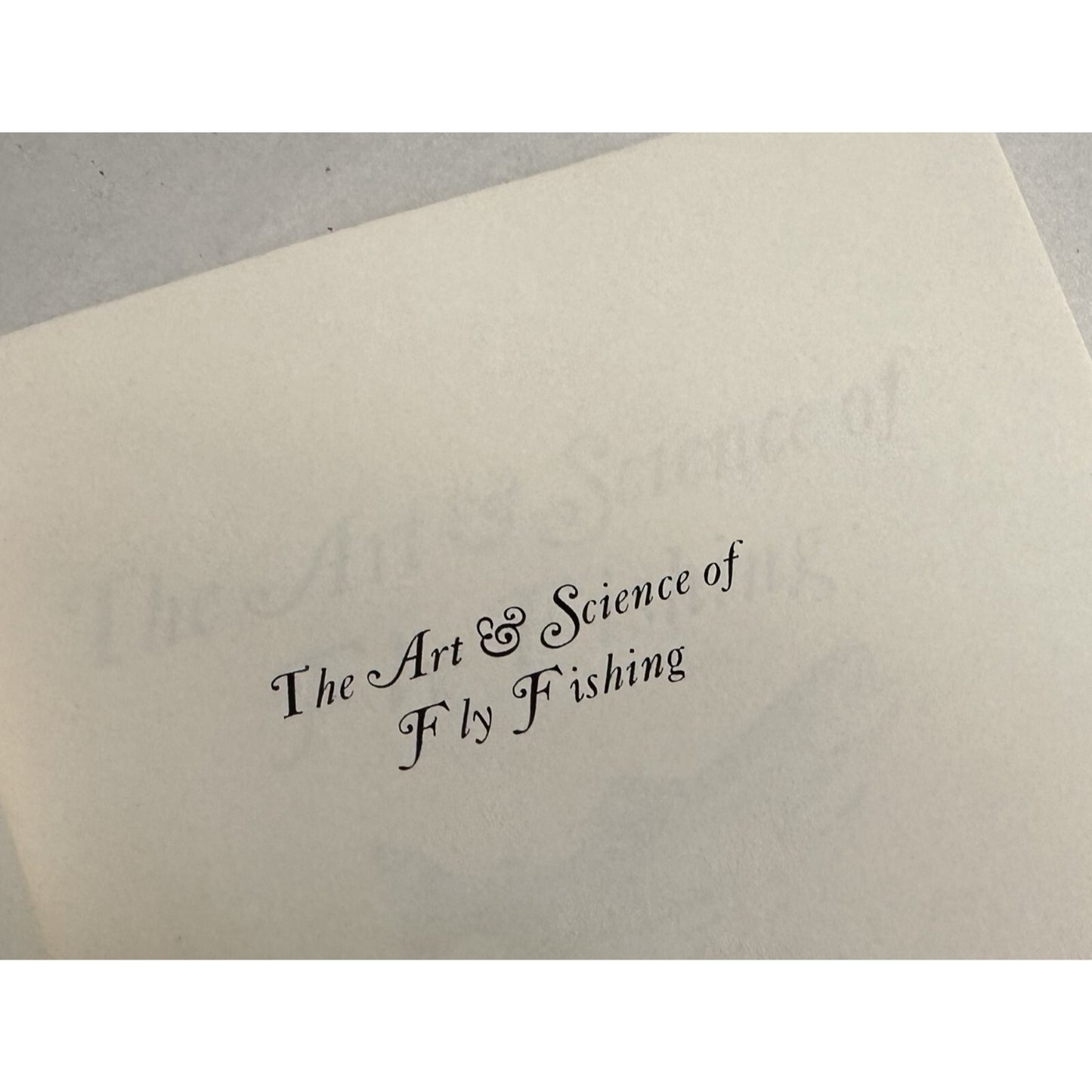 The Art & Science Of Fly Fishing Book By H. Lenox H. Dick 1972 Citadel Press Pb.