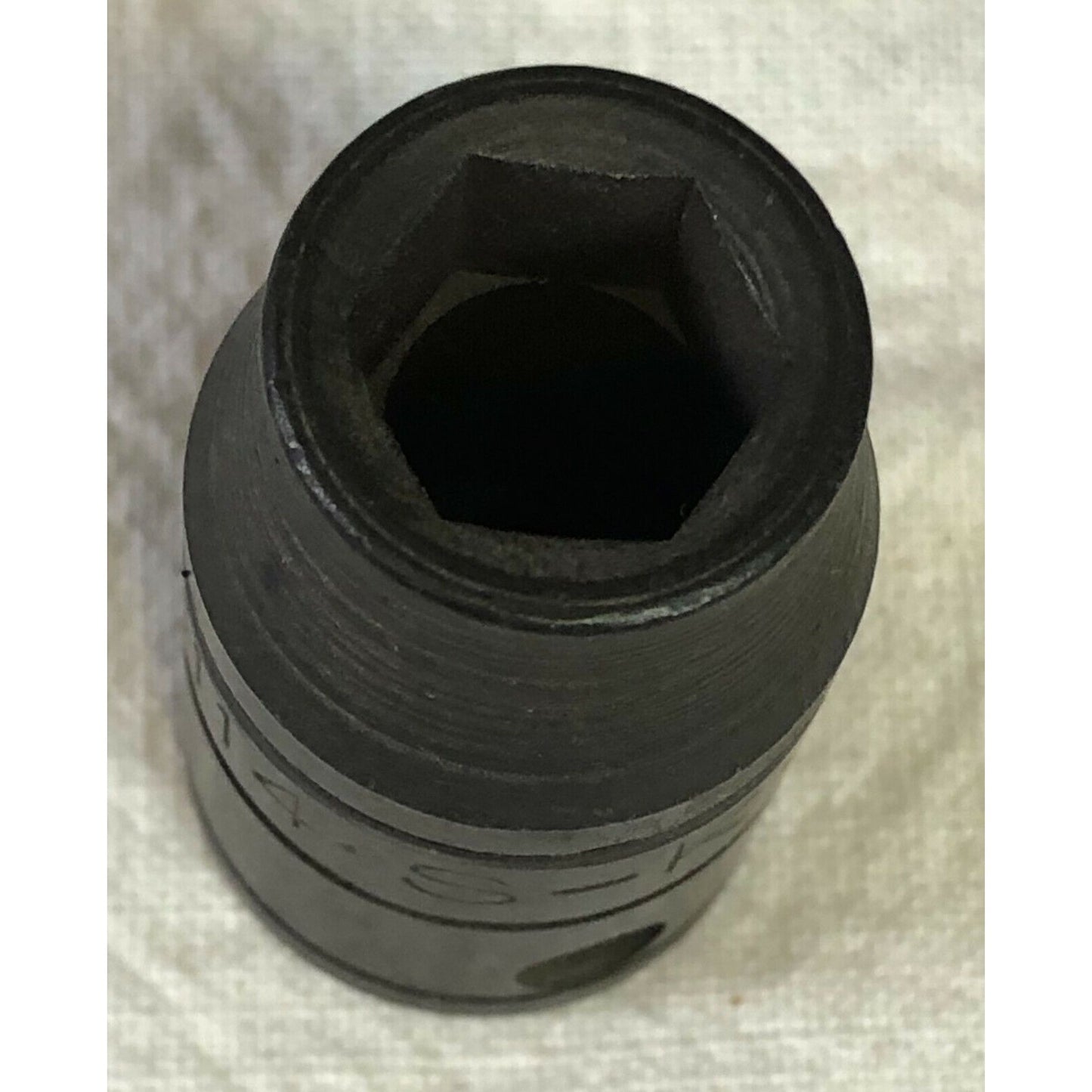 S-K SK Tools Black Impact Socket #46114 7/16" 6-Point 1/2" Drive New NOS
