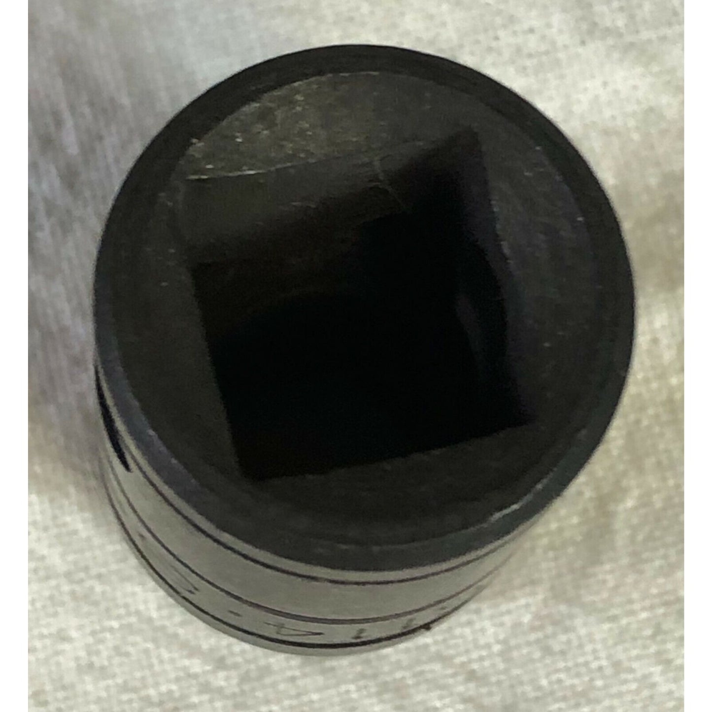 S-K SK Tools Black Impact Socket #46114 7/16" 6-Point 1/2" Drive New NOS