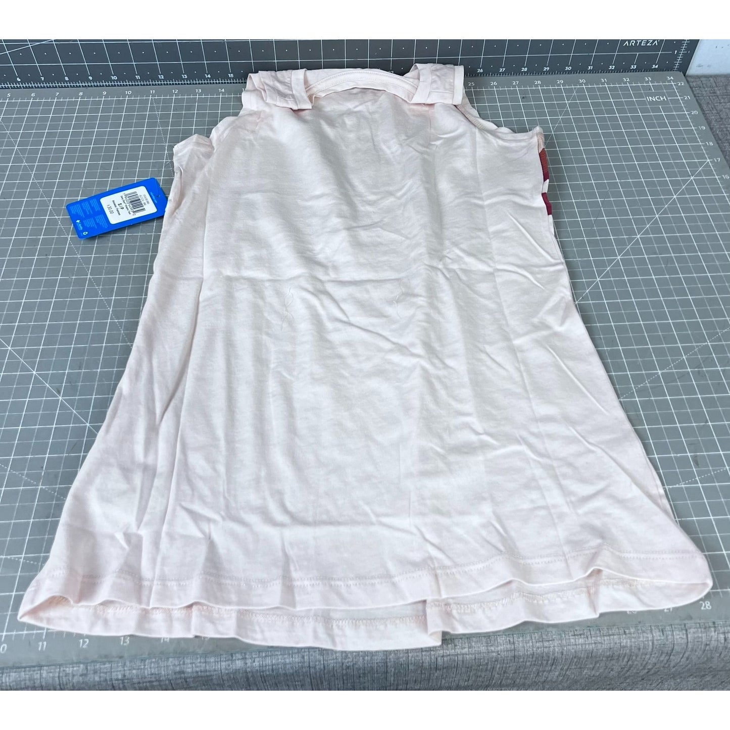 Columbia Women's Daisy Days Graphic Tank Top Sz S Orange & Cream Activewear