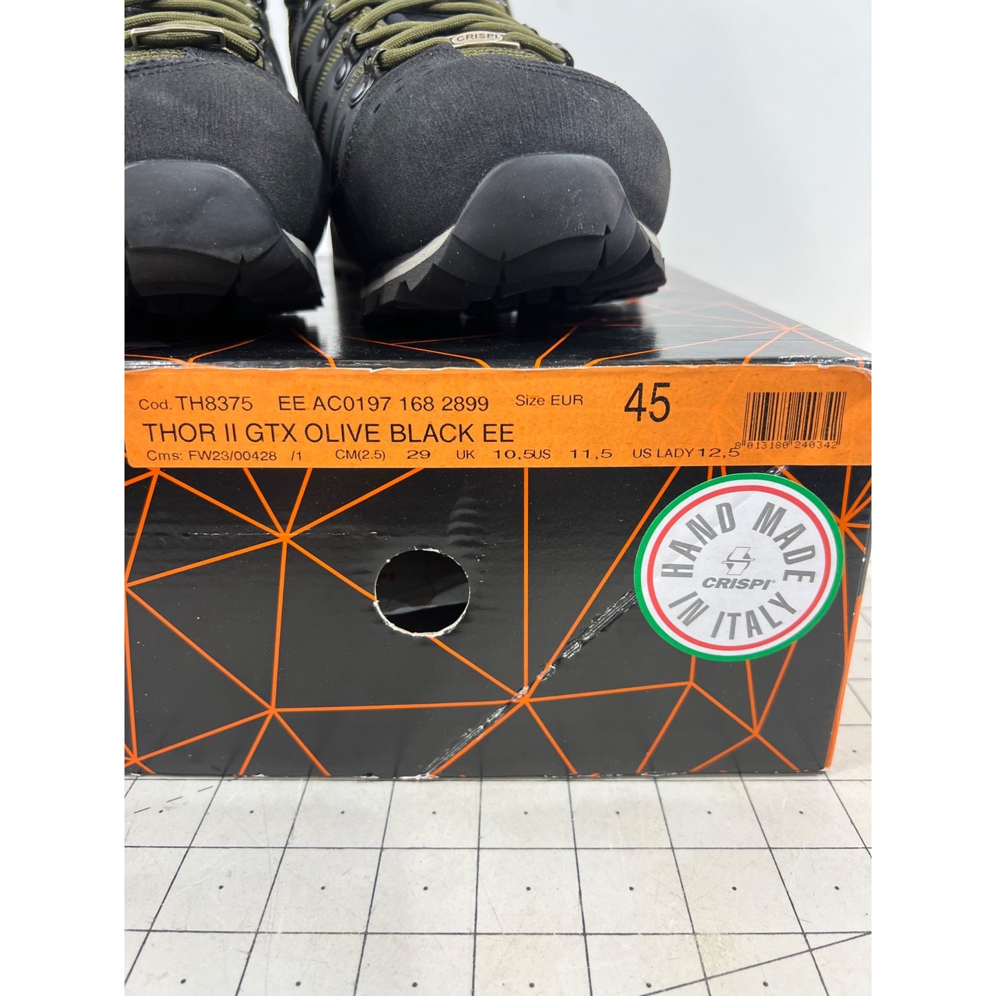 Crispi Men's Thor II Uninsulated GTX Waterproof Hunting Boots Olive Sz. 11.5 New