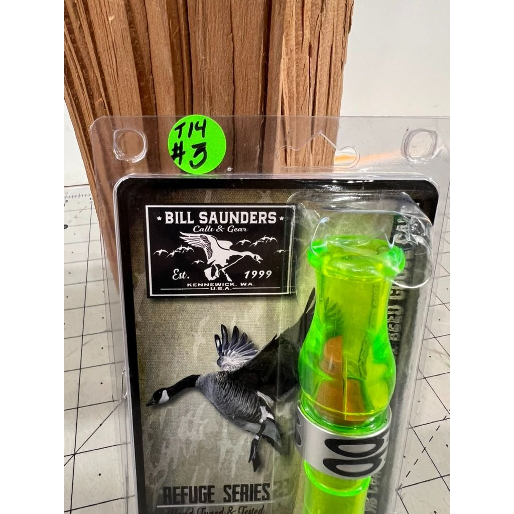Bill Saunders FA Series HP Honker Goose Call - Green