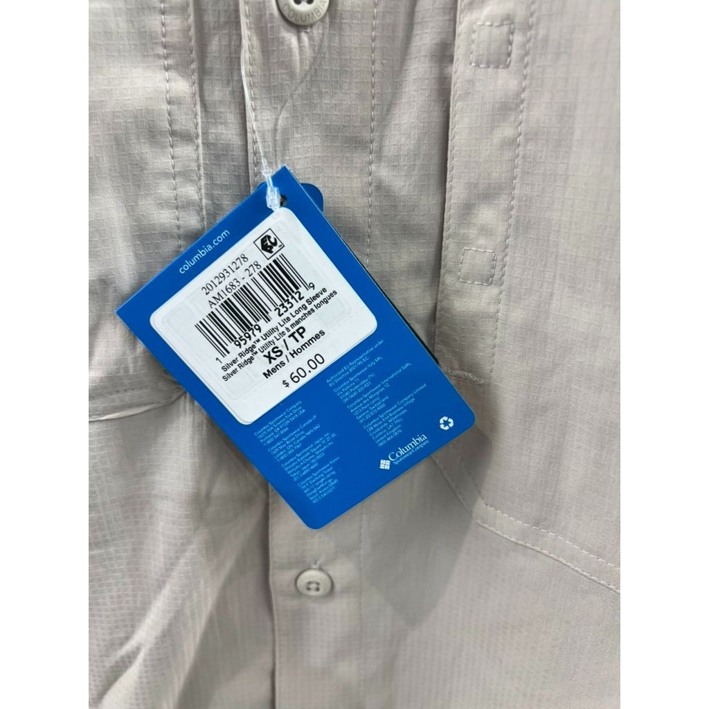 Columbia Men's Silver Ridge Utility Lite Long Sleeve Shirt Sz XS New OMNI-Shade
