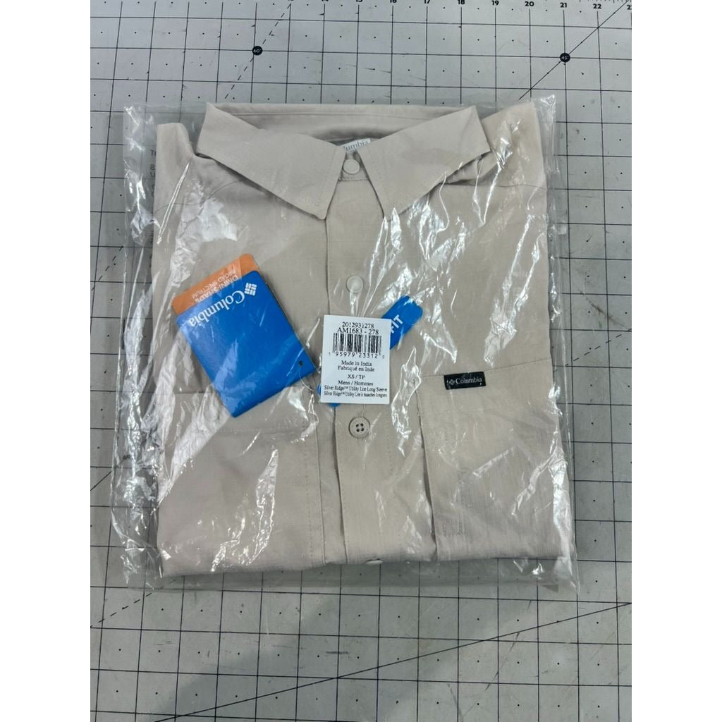 Columbia Men's Silver Ridge Utility Lite Long Sleeve Shirt Sz XS New OMNI-Shade