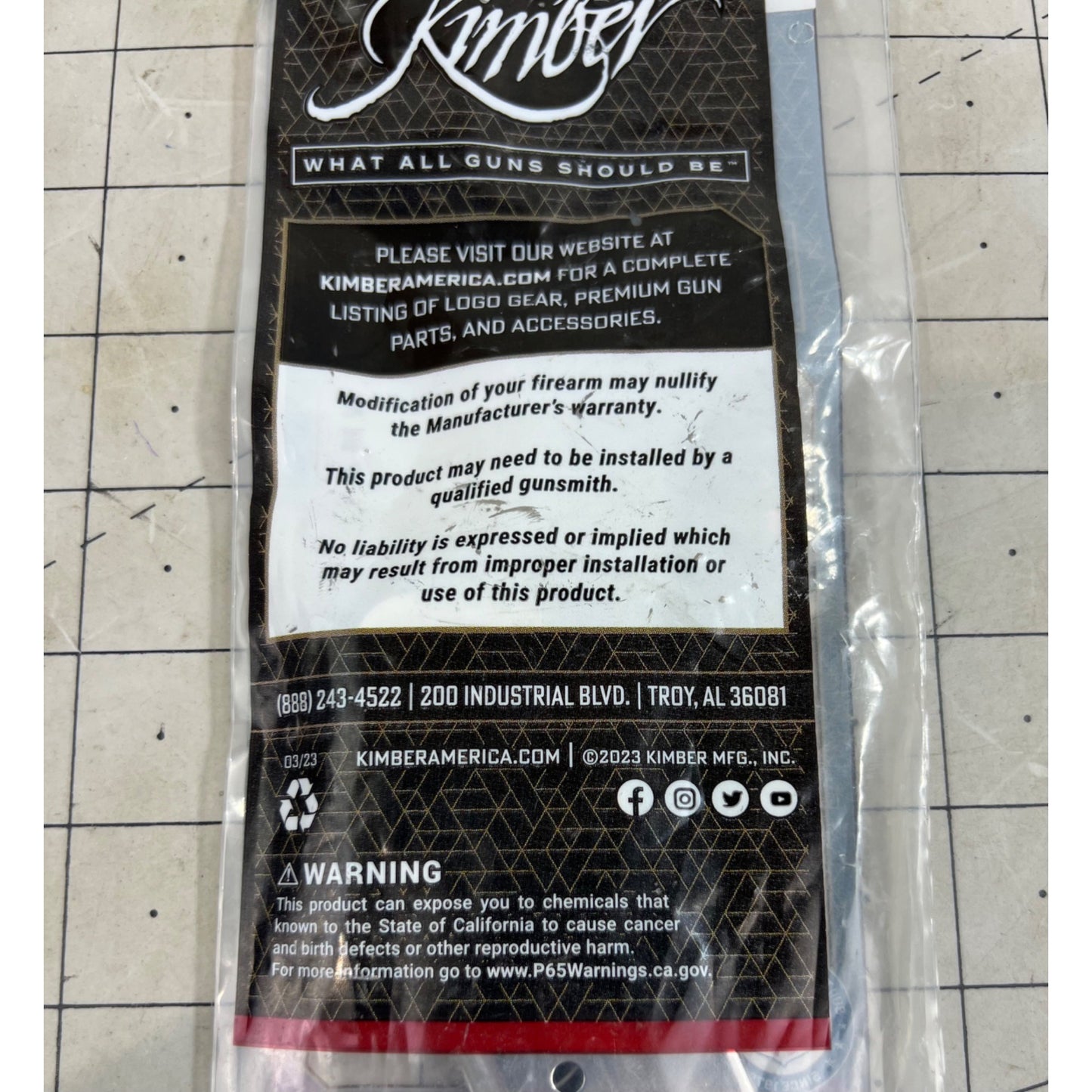 Kimber Compact 45 ACP, Stainless Steel 7-Round Magazine, 1000173A New