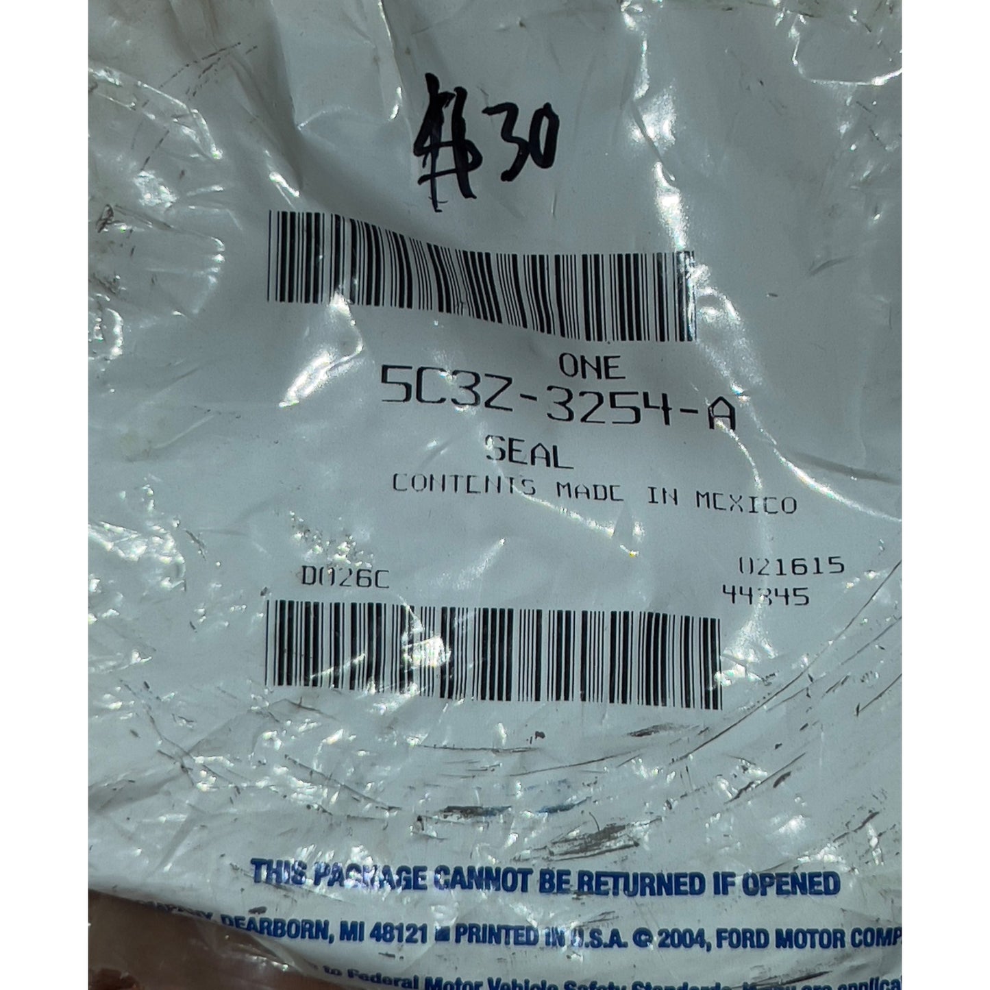 Genuine Ford OEM Outer Axle Seal 5C3Z-3254-A New Super Duty