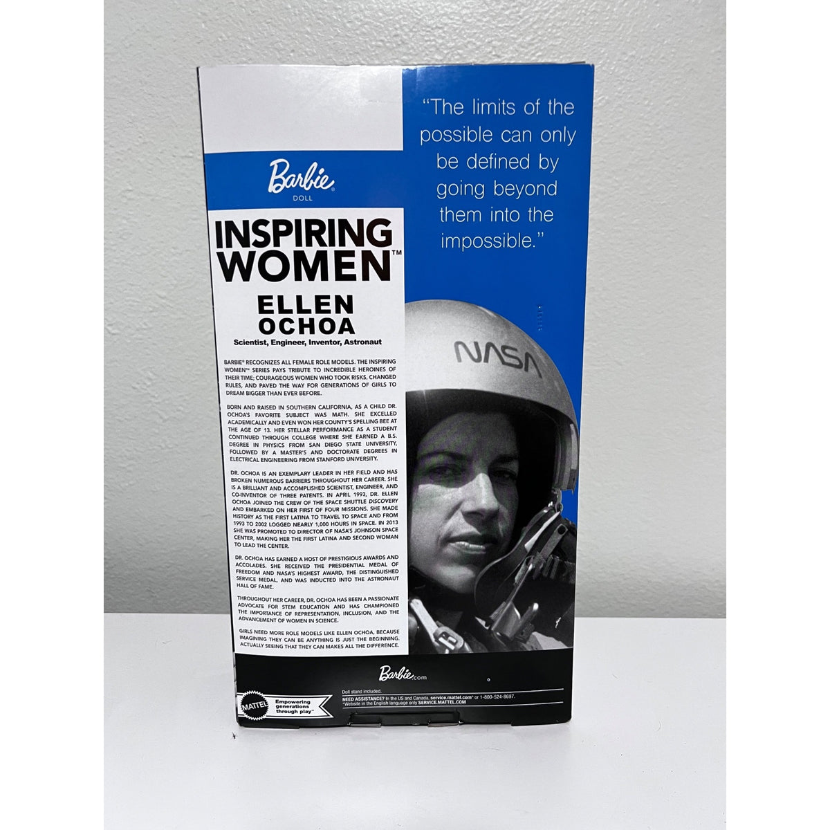 Mattel Barbie Signature Ellen Ochoa Barbie Inspiring Women Doll