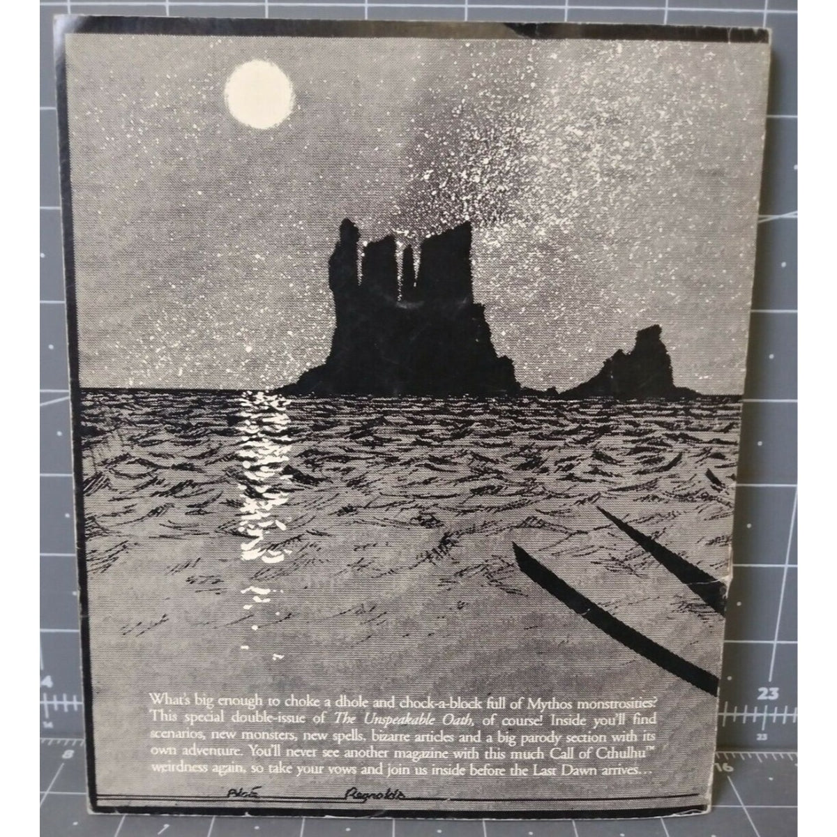 The Unspeakable Oath No. 8/9 Cthulhu Mythos Double Issue Rare RPG Book