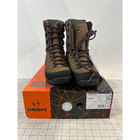 Crispi Men's Guide Insulated 200g GTX Waterproof Hunting Boots - Brown Sz 8 New