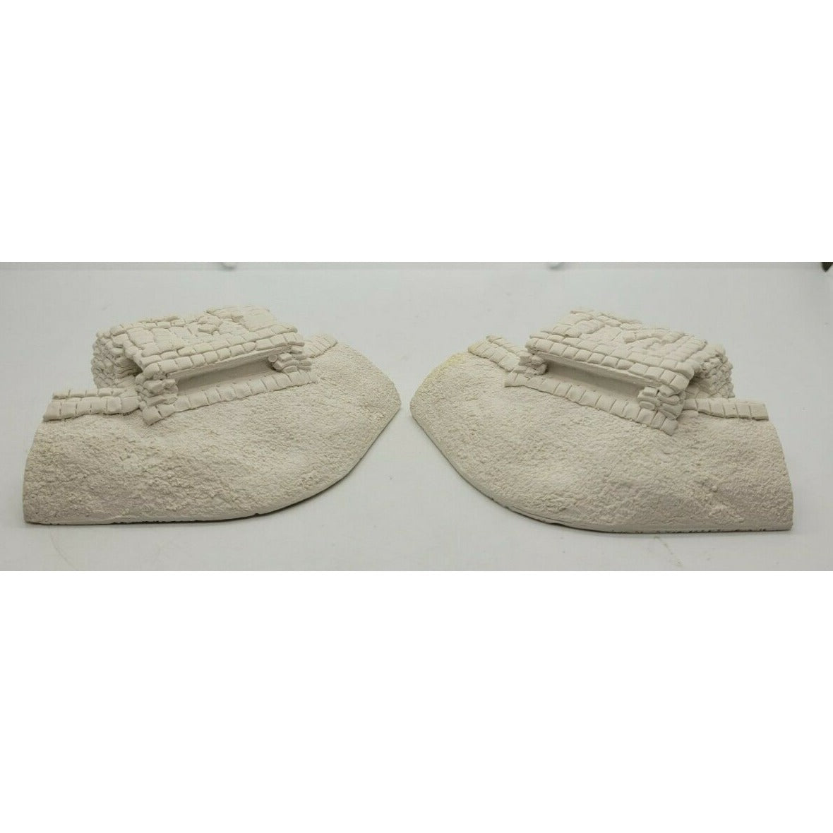 Small Sandbag Bunker Pillbox Set Of 2 Wargame Miniatures - Plaster - Firebase