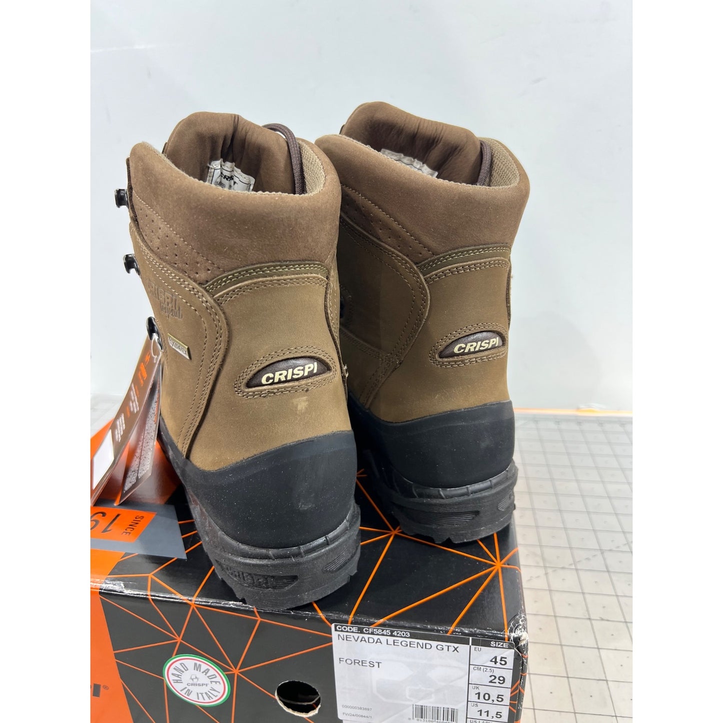Crispi Men's Nevada 200g Insulated GTX Waterproof Hunting Boots - Brown 11.5