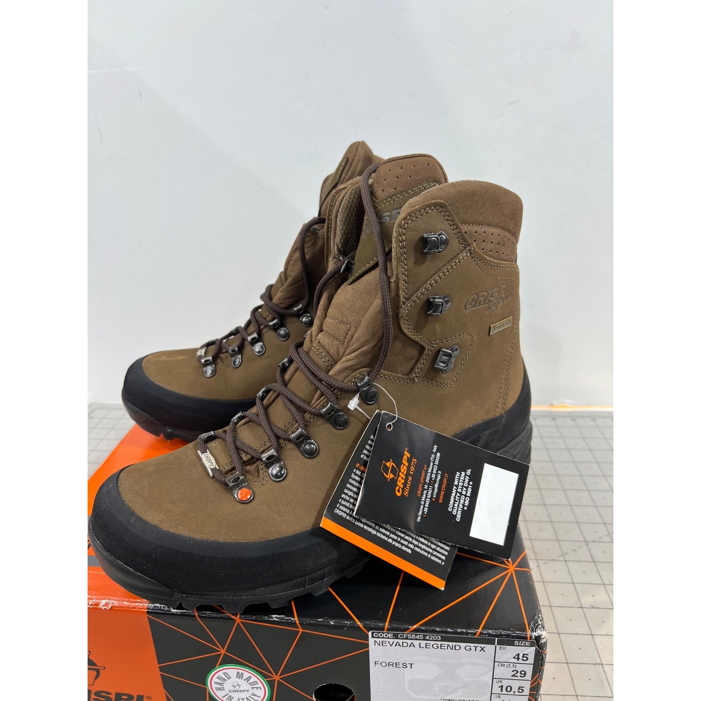 Crispi Men's Nevada 200g Insulated GTX Waterproof Hunting Boots - Brown 11.5