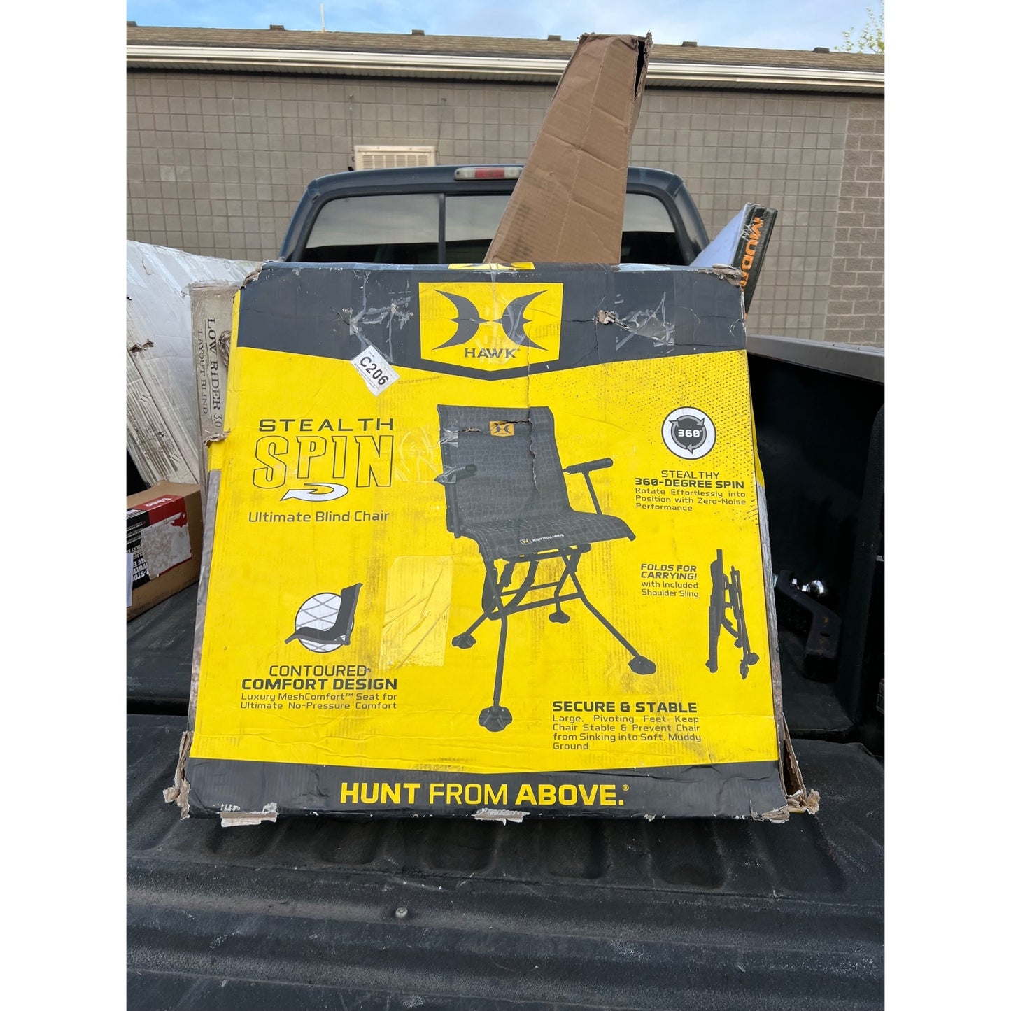 Hawk Stealth Spin Blind Chair New