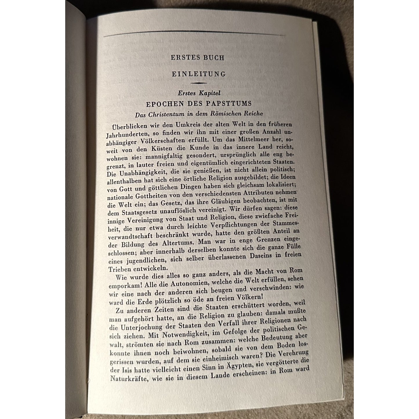 Leopold Von Ranke Die Römischen Päpste Hardcover German Text 1957 Edition Phaidon-Verlag Wien