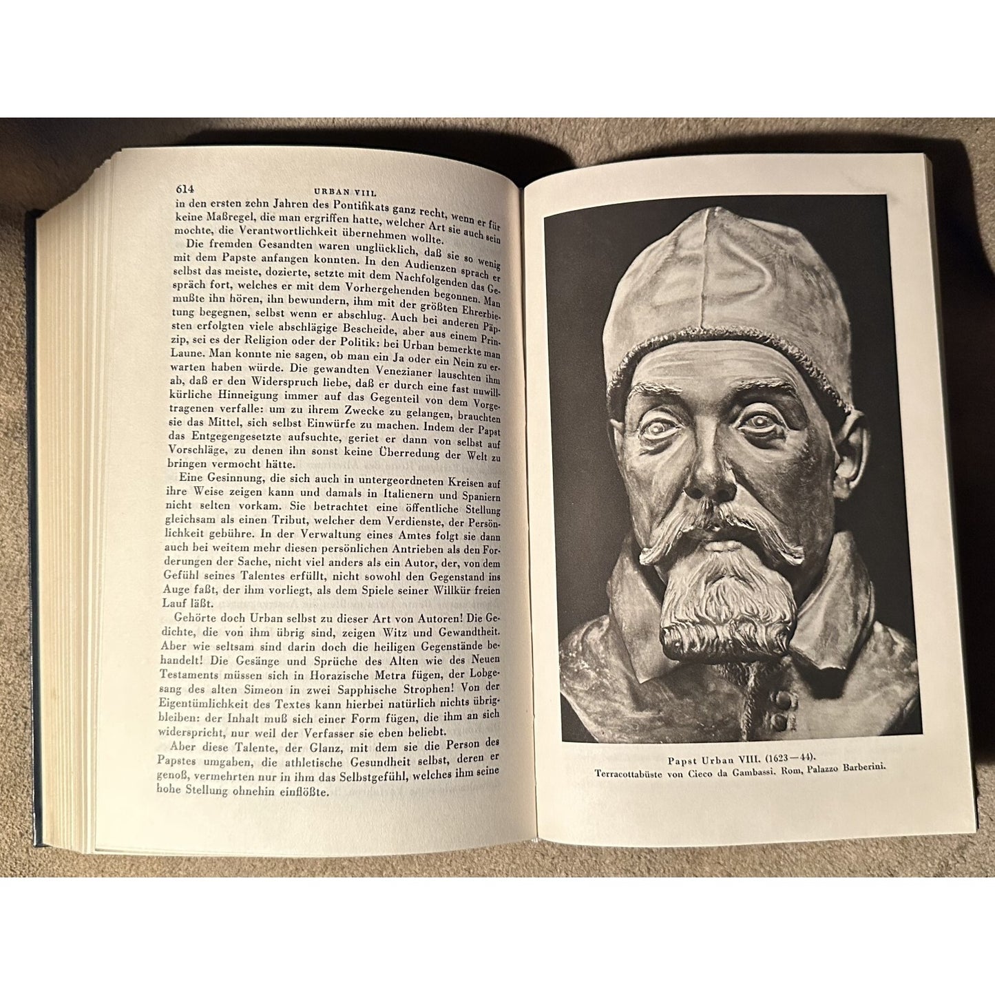 Leopold Von Ranke Die Römischen Päpste Hardcover German Text 1957 Edition Phaidon-Verlag Wien