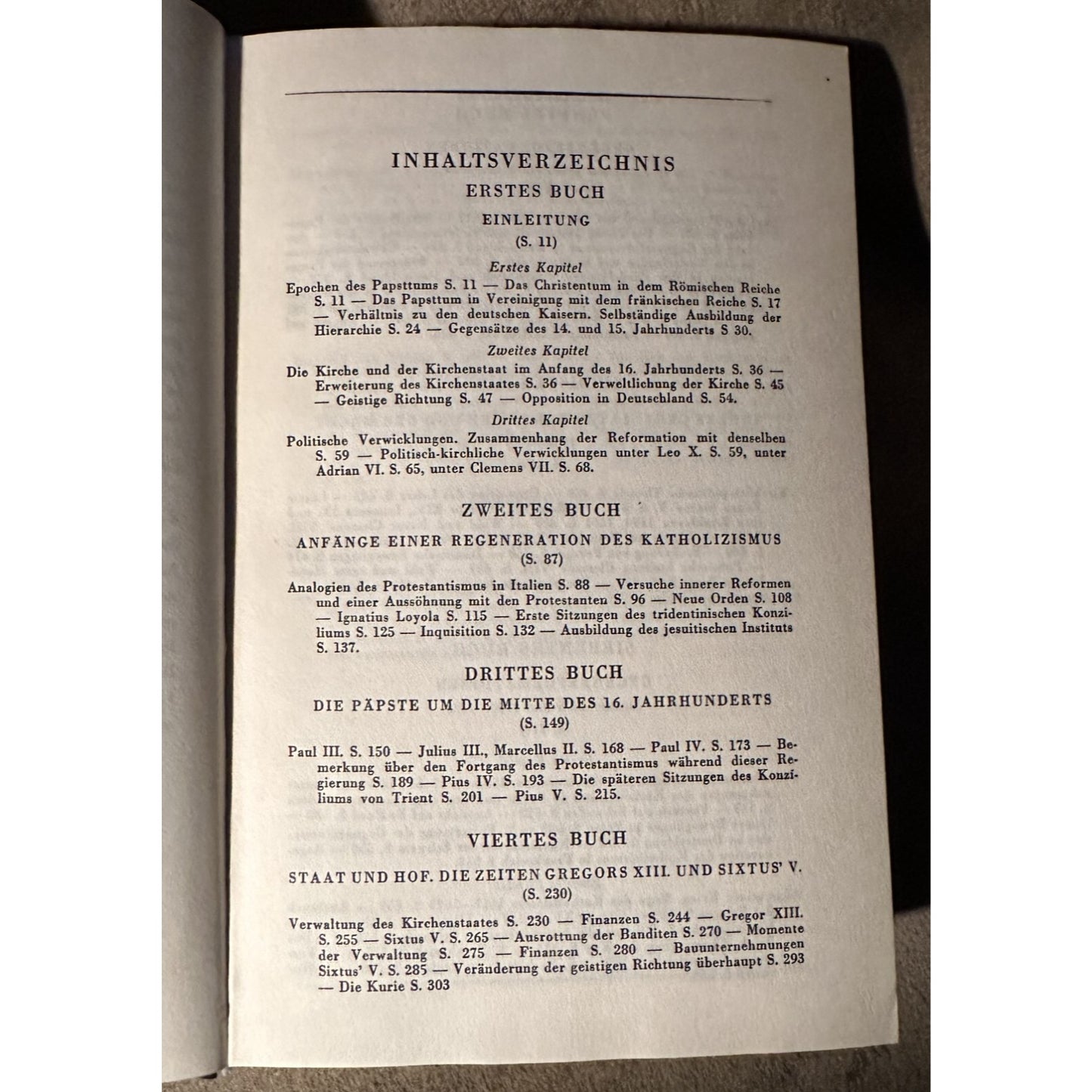 Leopold Von Ranke Die Römischen Päpste Hardcover German Text 1957 Edition Phaidon-Verlag Wien