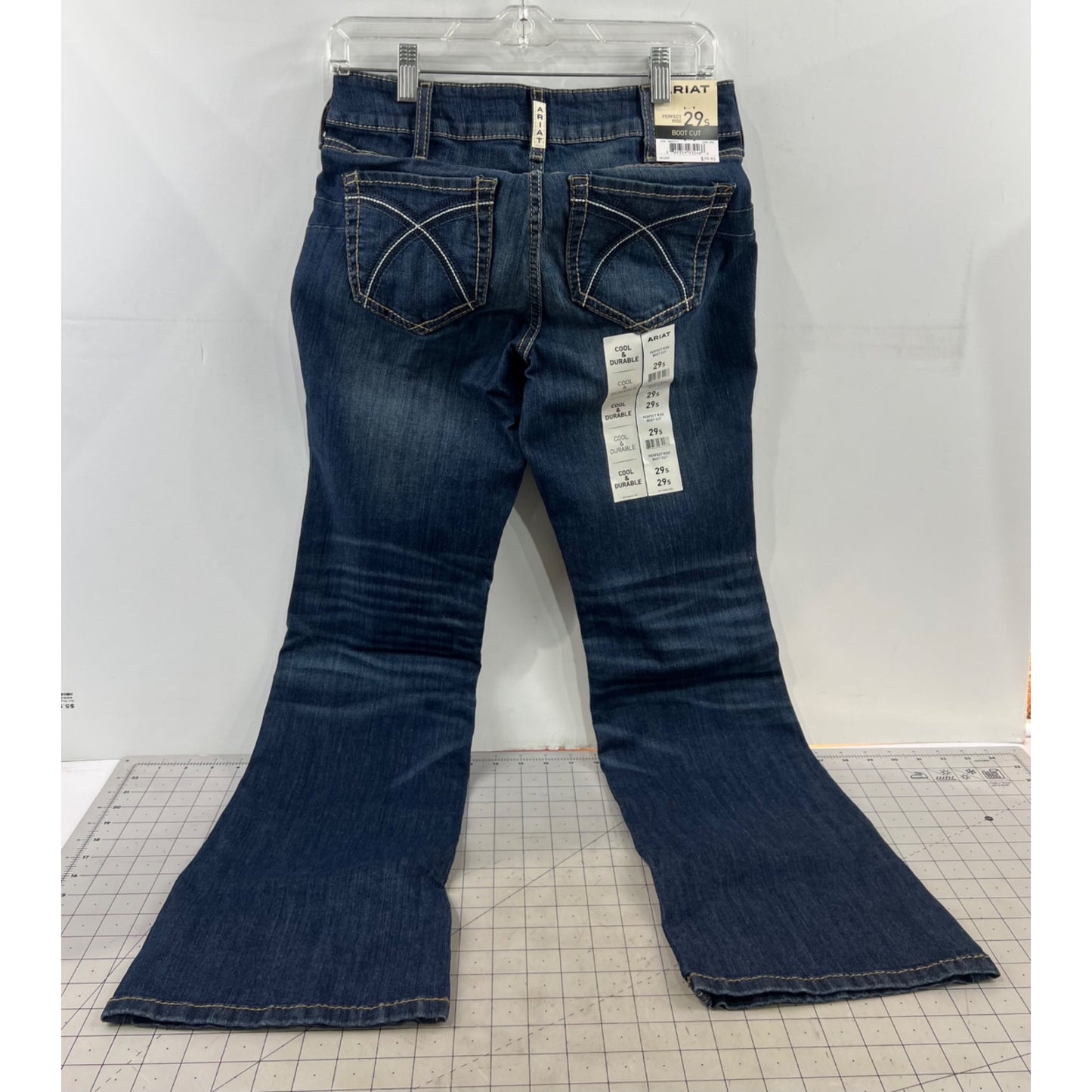 Ariat Women's 29S R.E.A.L. Perfect Rise Boot Cut Denim Jeans LITA  New