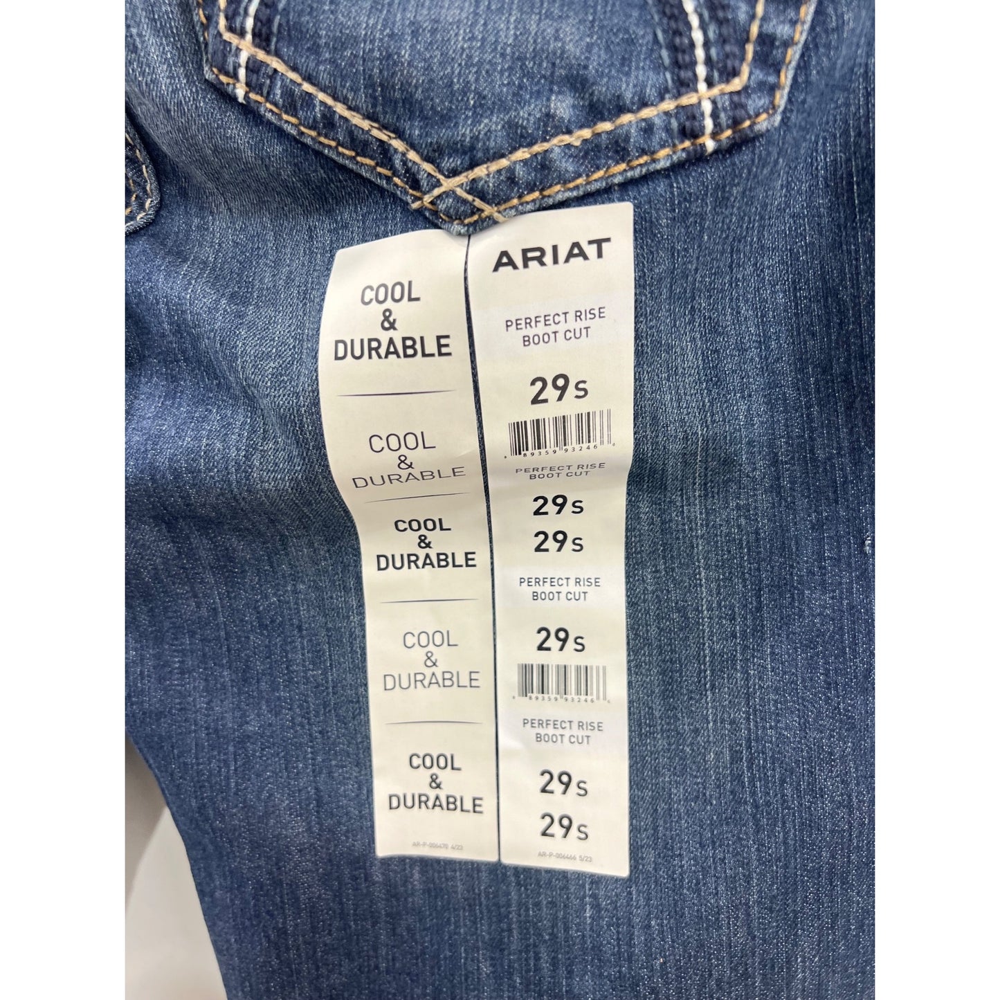 Ariat Women's 29S R.E.A.L. Perfect Rise Boot Cut Denim Jeans LITA  New