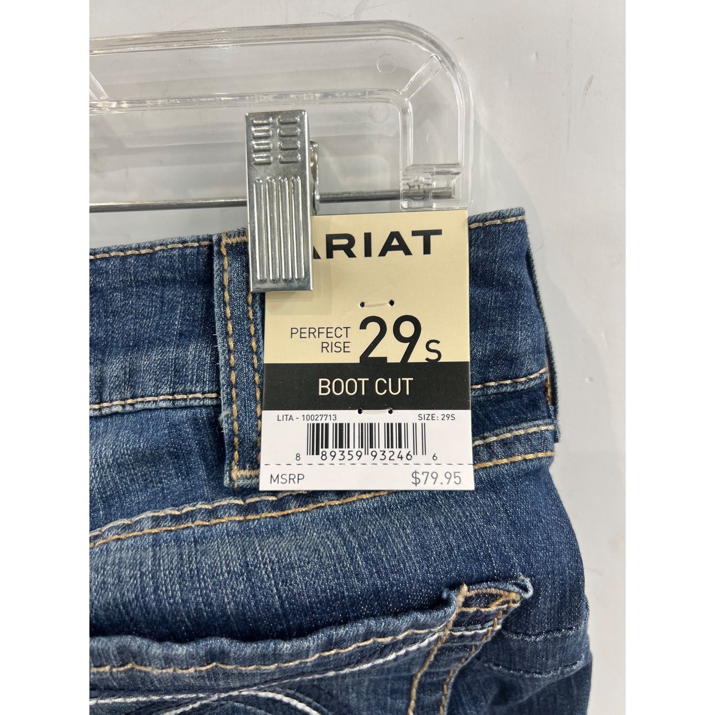 Ariat Women's 29S R.E.A.L. Perfect Rise Boot Cut Denim Jeans LITA  New