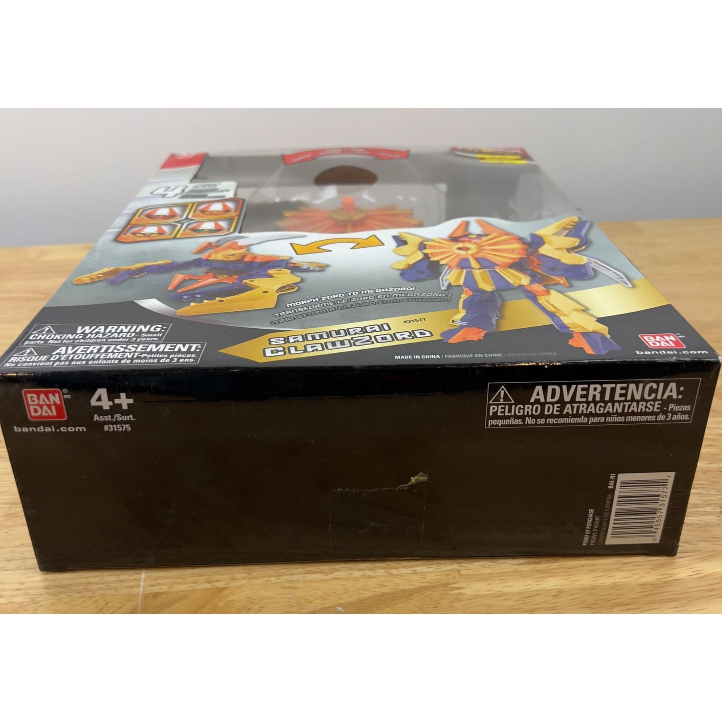 Power Rangers Samurai ClawZord Action Figure By Bandai #31577