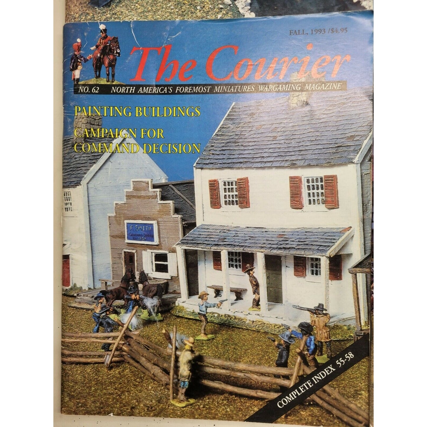 The Courier Magazine Lot Of 4 Issues No. 59 61 62 69 Miniatures Wargaming