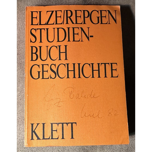 Studienbuch Geschichte German Text History Study Book By Elze/Repgen Hardcover Klett Verlag 1974