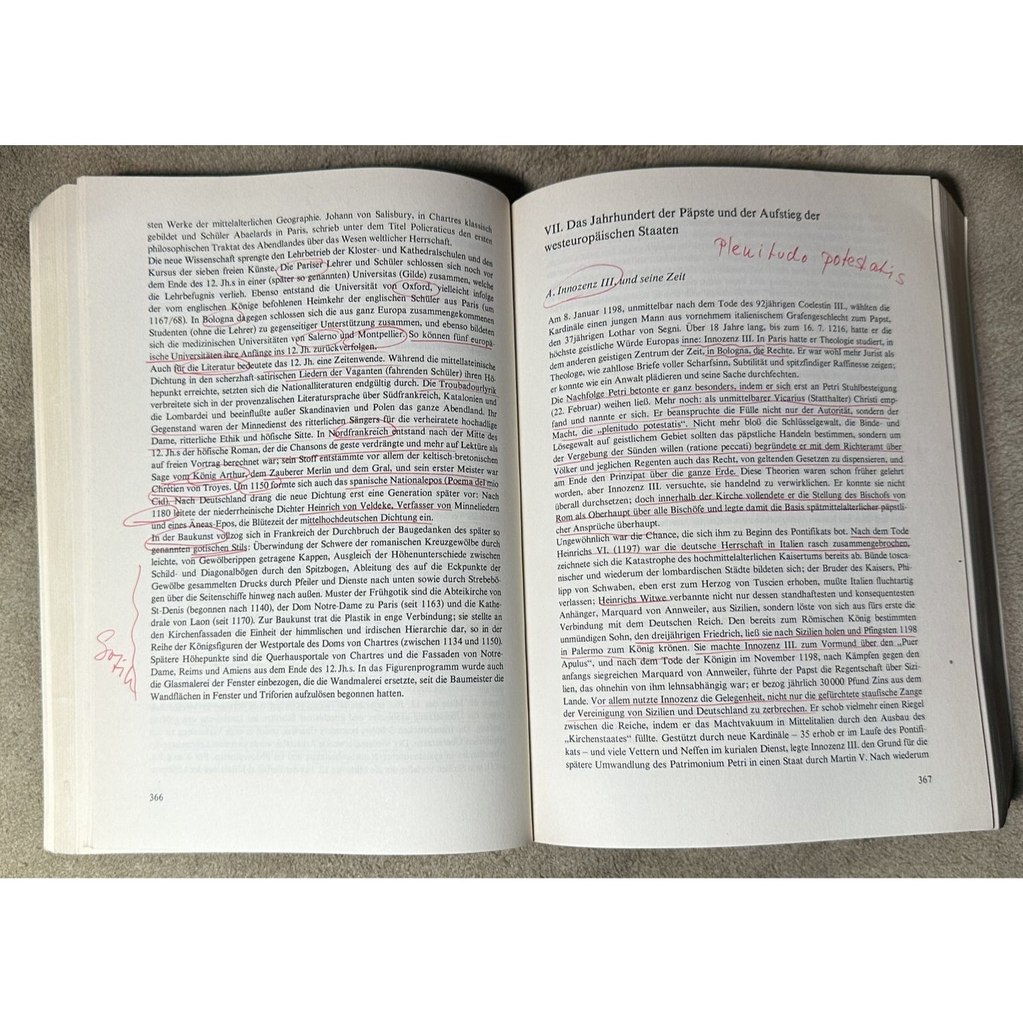 Studienbuch Geschichte German Text History Study Book By Elze/Repgen Hardcover Klett Verlag 1974