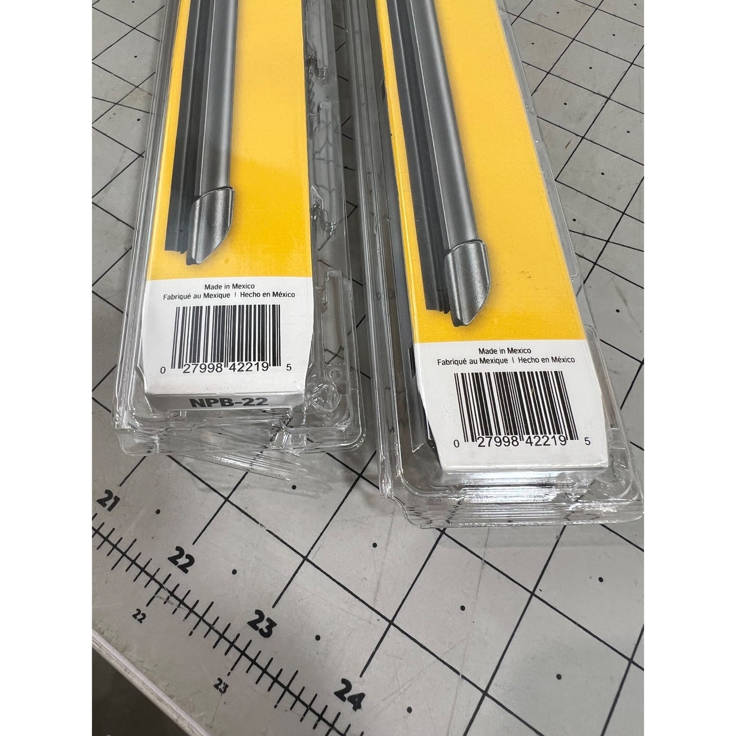 NAPA Proformer 22" Beam Wiper Blades Aerodynamic Design Pack Of 2 NPB-22 550 mm