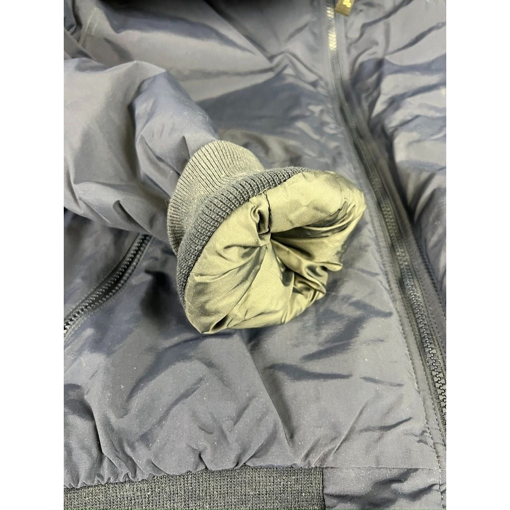 L.L. Bean Navy & Gray Lined Jacket XL Men's Nylon Polyester