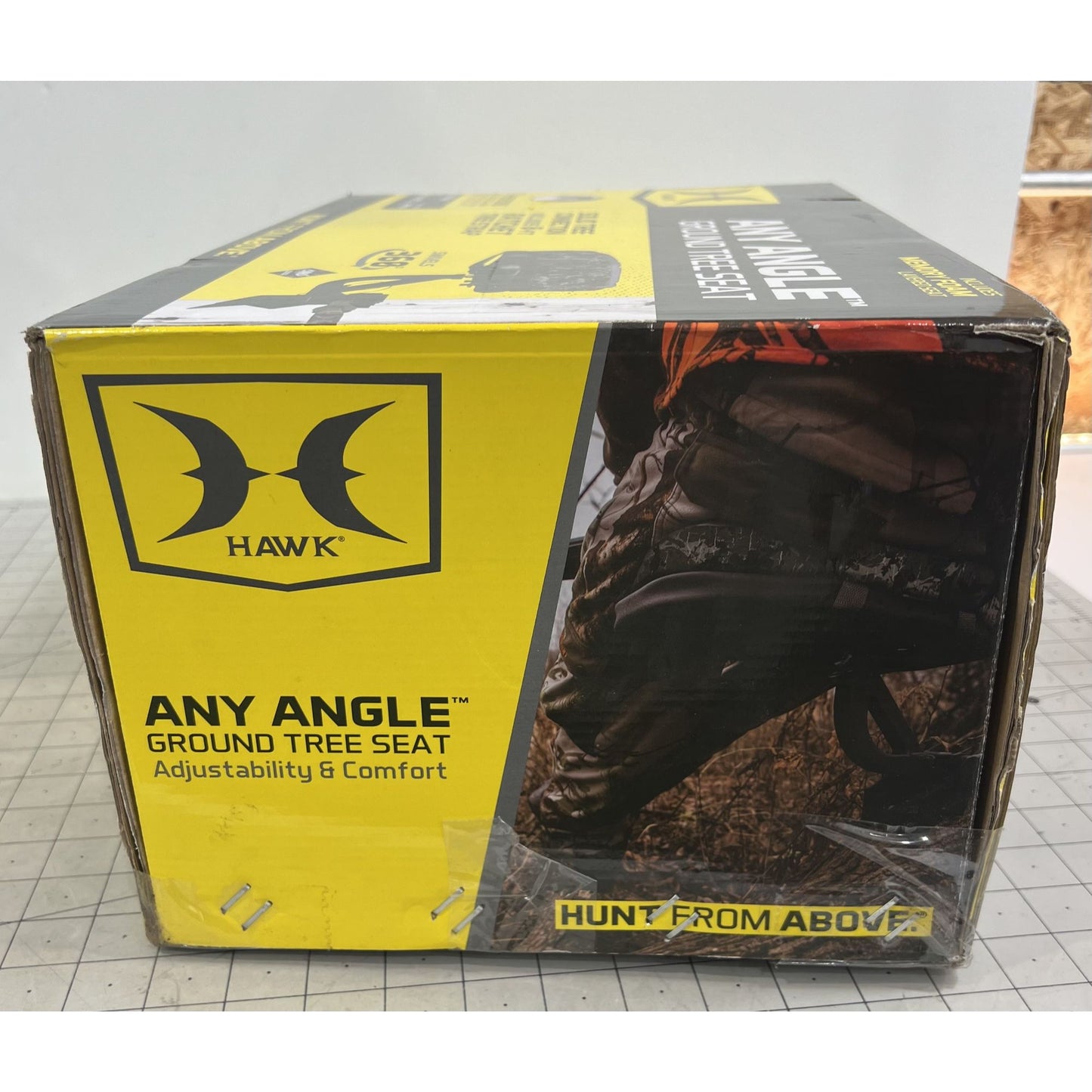 Hawk Any Angle 360 Degree Steel Hunting Tree Seat with 7-Tilt Angle Adjustments