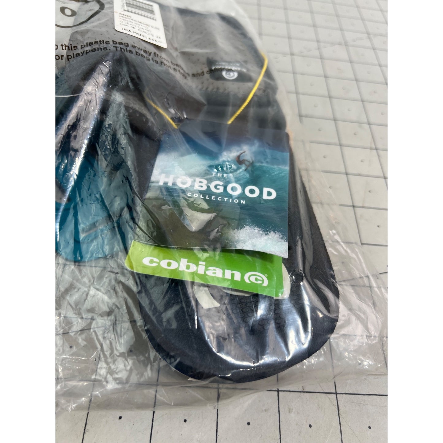 Cobian Men’s Hobgood Slide Sandals Ocean Camo Size 10 New