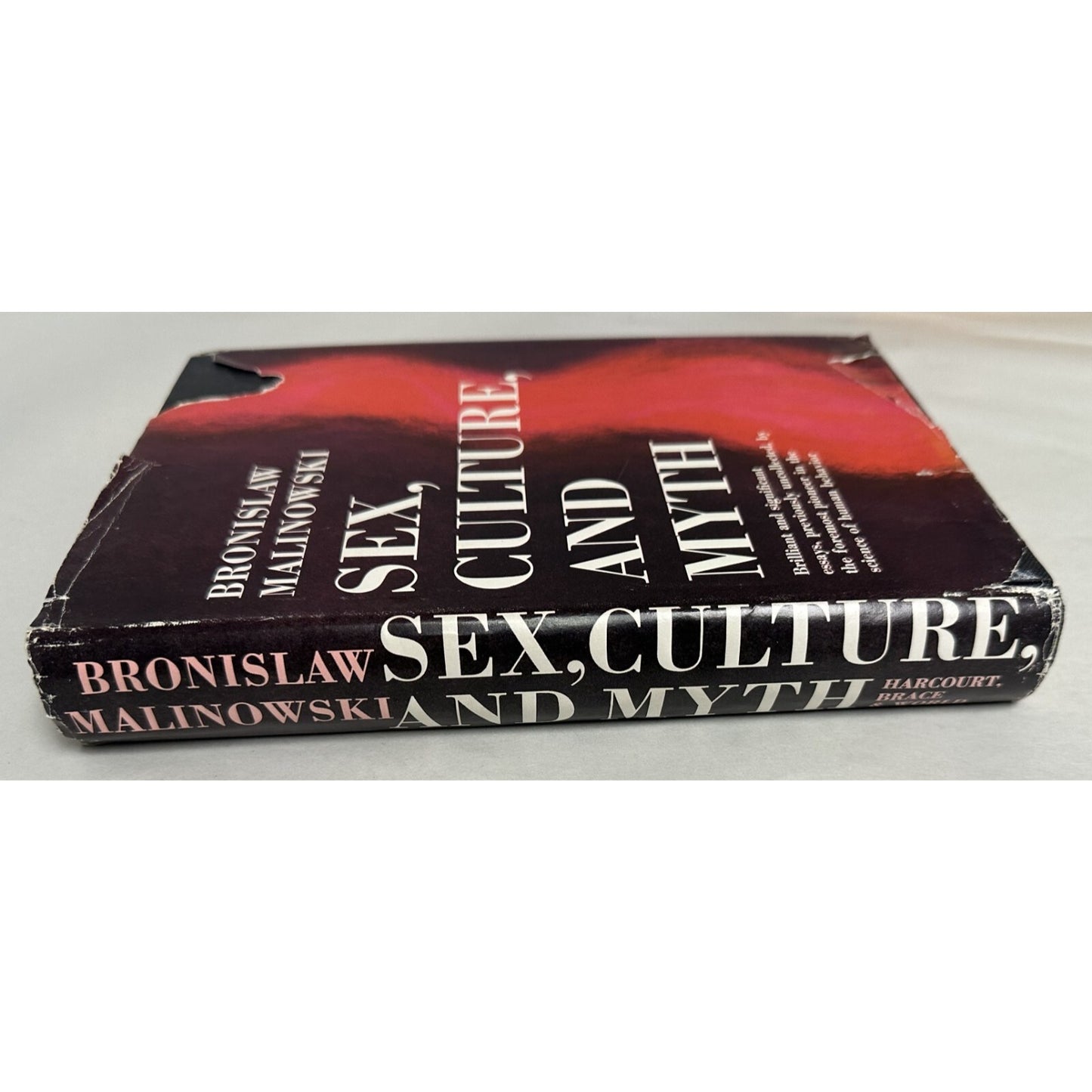 Bronislaw Malinowski "Sex Culture And Myth" Hardcover First Edition