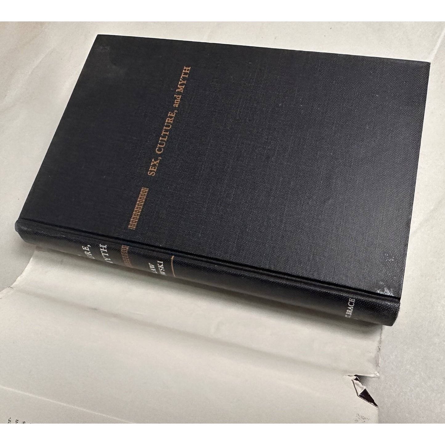 Bronislaw Malinowski "Sex Culture And Myth" Hardcover First Edition